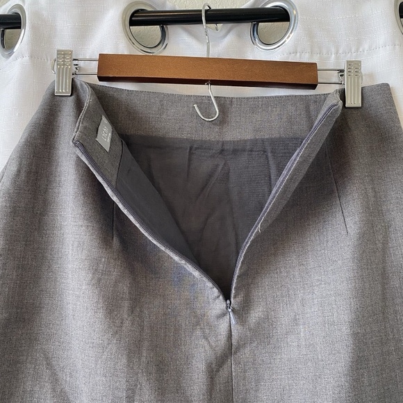 Lichi Asymmetric mini wrap skirt Size Large Grey - Picture 9 of 13